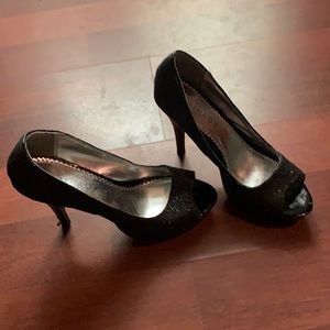 Rampage dazzling Black heels 👠